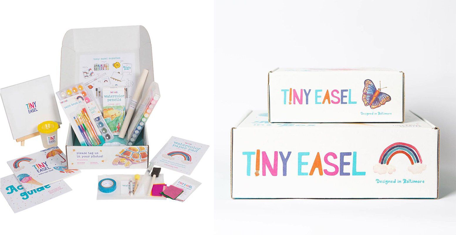 Tiny Easel Curated Art Kits for Your Little Artists Packola